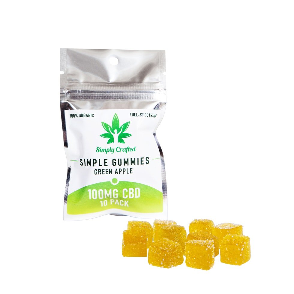 Green Apple CBD Gummies 100mg